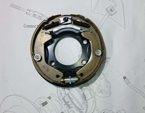 Drum in Diec - Parking mechanism for Ford Focus MK3 ST series.