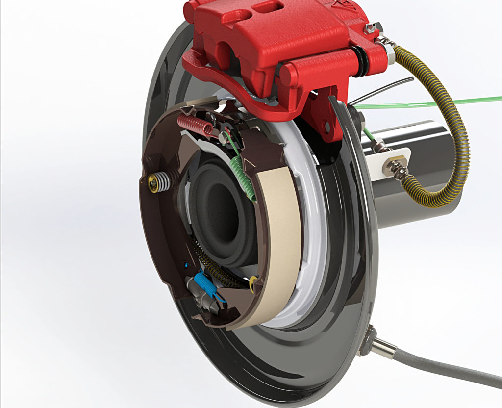 D-max Rear Drum to Disc Conversion Kit - Simulation 3