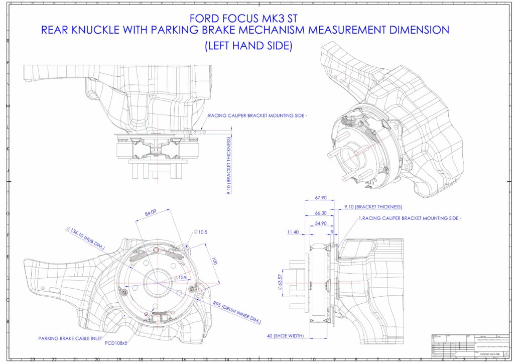 Ford Focus MK3 ST Dimension